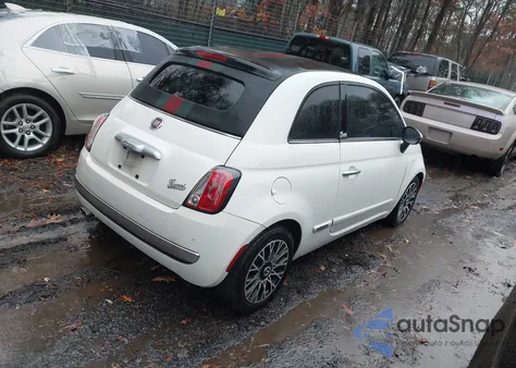 2013 Fiat 500C Gucci from USA, damaged, VIN 3C3CFFER2DT707541